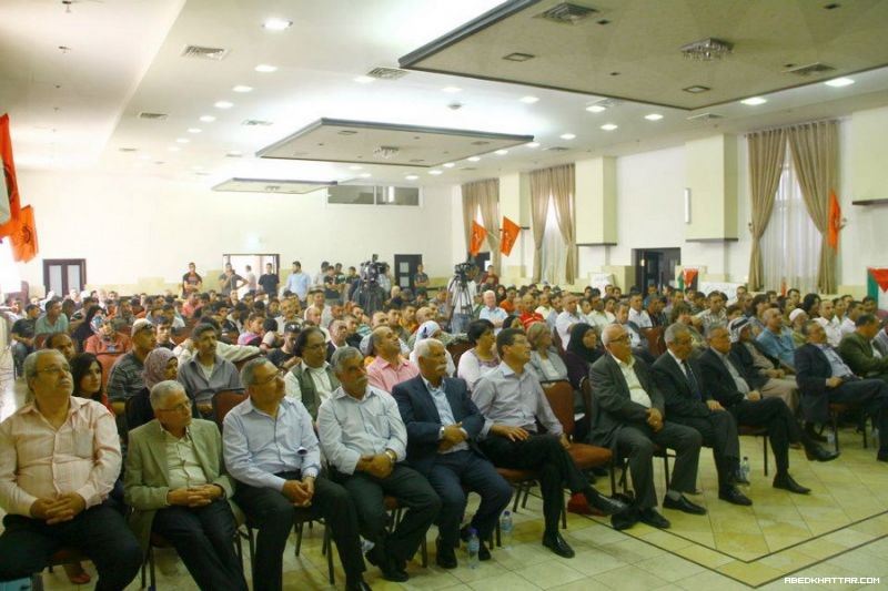 مهرجان جماهيري في رام الله احتفالا بانتصار الأسير سامر العيساوي