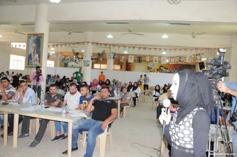 لقاء للشباب الفلسطيني في مخيمات الشمال في مخيم البداوي