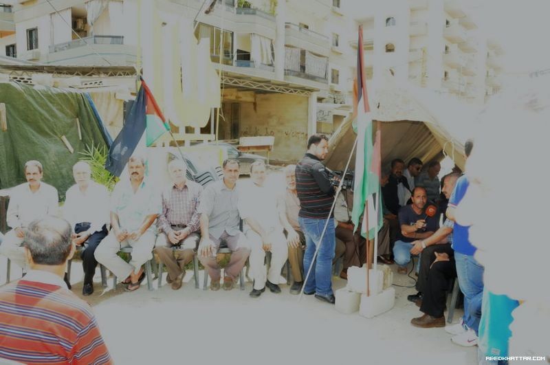 خيمة العودة في مخيم البداوي