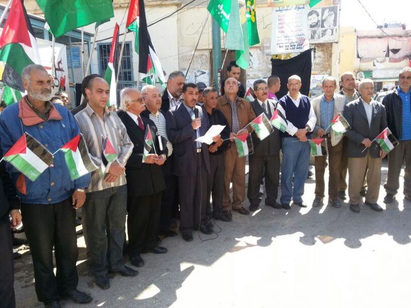 اعتصام للفصائل الفلسطينية في مخيم الجليل في ذكرى النكبة