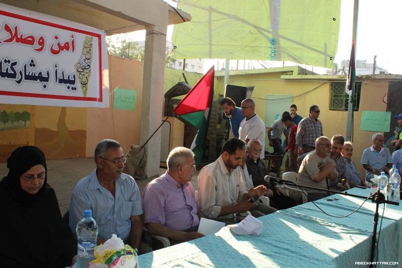 لقاء للأمن المجتمعي في مخيم البداوي لن نسمح لأحد أن يخرب مخيمنا