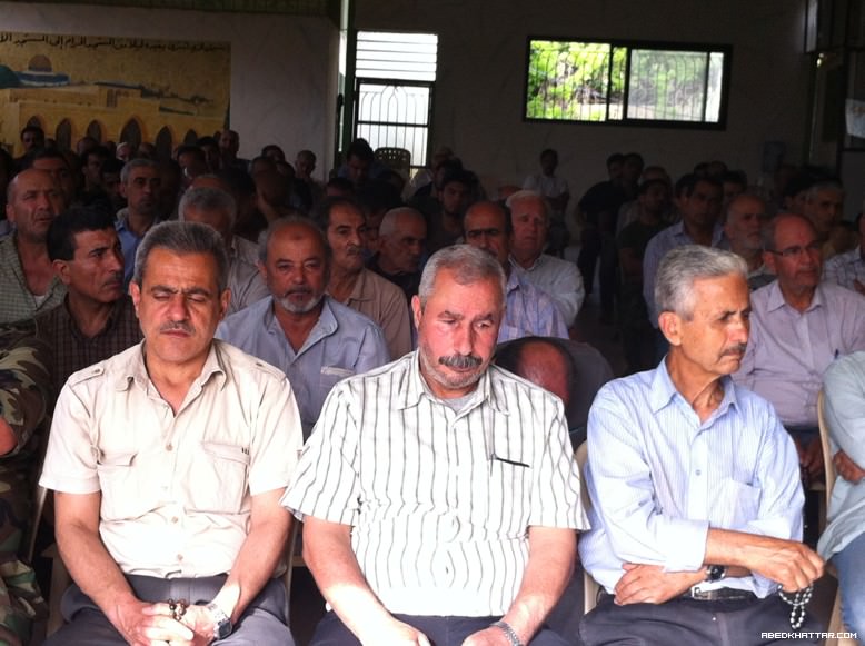 مهرجان تابيني للرفيق القائد انيس كامل حسان بمناسبة مرور ثلاثة ايام على وفاتة في الشمال