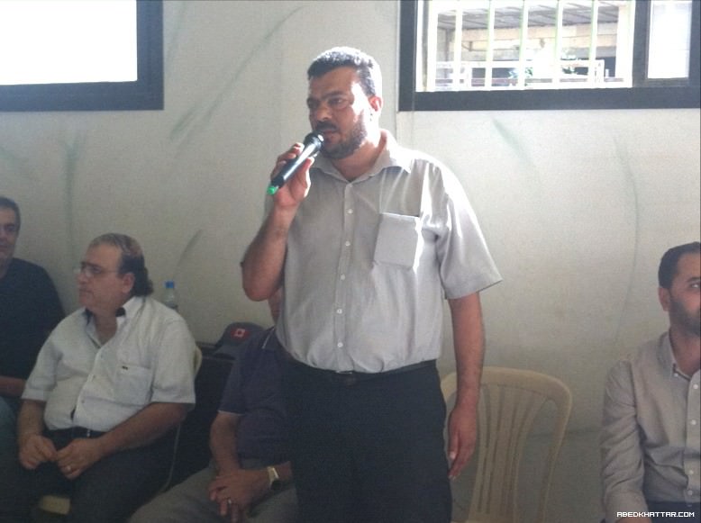 مهرجان تابيني للرفيق القائد انيس كامل حسان بمناسبة مرور ثلاثة ايام على وفاتة في الشمال