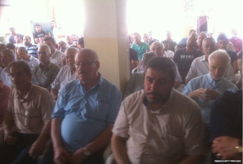 التوقيع على وثيقة التفاهم الوطني في مخيم البداوي