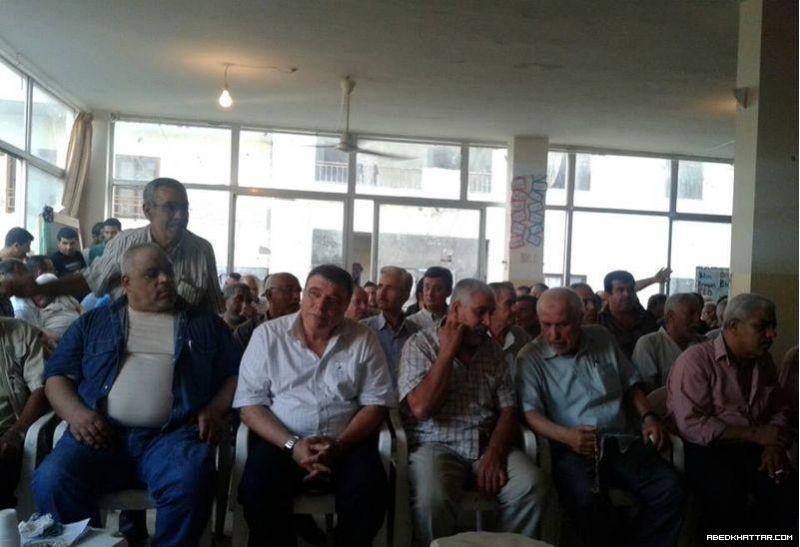 التوقيع على وثيقة التفاهم الوطني في مخيم البداوي