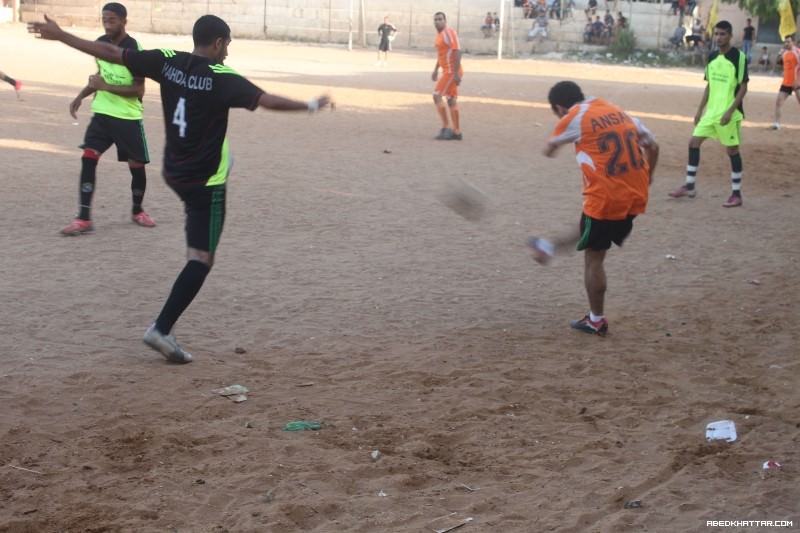 مباراة ودية في كرة القدم عن كاس الشهدين عامر فستق واشرف قادري‎