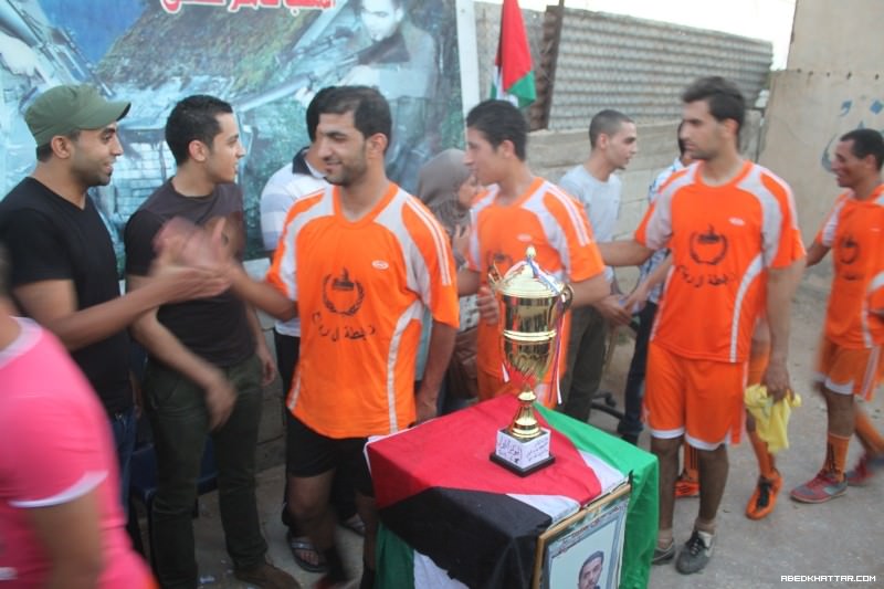 مباراة ودية في كرة القدم عن كاس الشهدين عامر فستق واشرف قادري‎