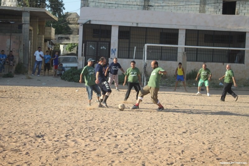 من اجل فلسطين مباراة في كرة القدم بين قيادات الفلسطينية في عين الحلوة‎