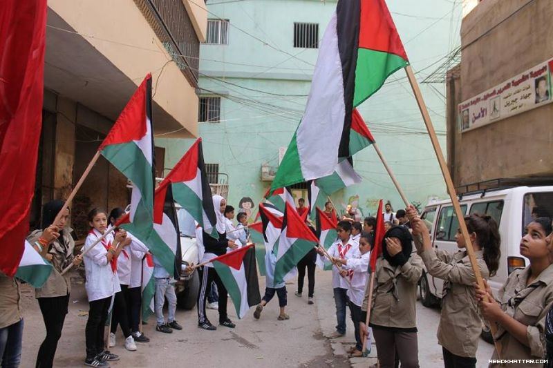 مسيرة حاشدة بمناسبة يوم القدس العالمي في مخيم البداوي