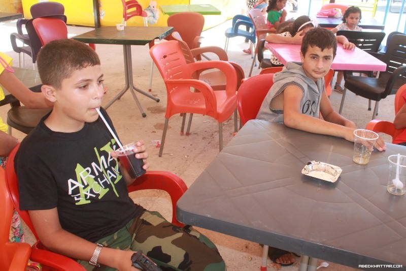 لقطات مصورة من اجواء اول الايام العيد الفطر السعيد في مجمع منصور عزام‎