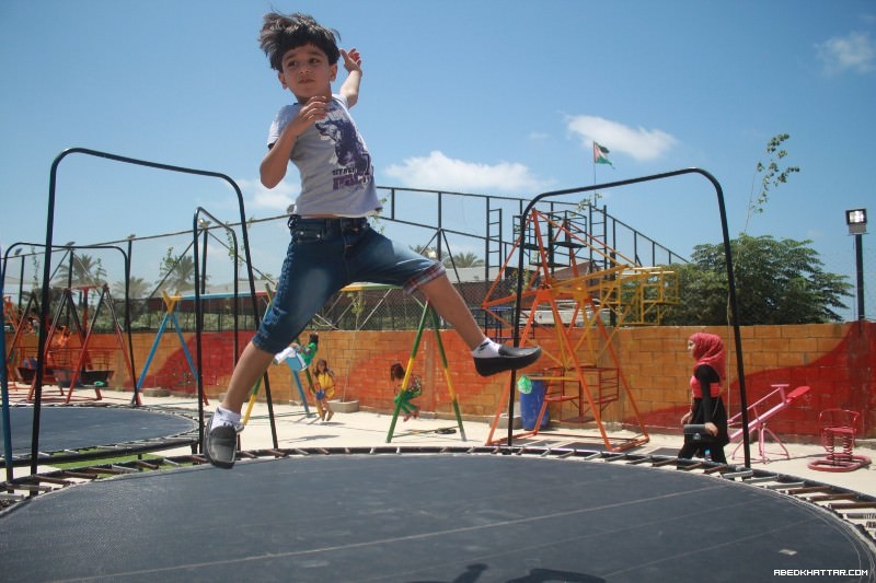 لقطات مصورة من اجواء اول الايام العيد الفطر السعيد في مجمع منصور عزام‎