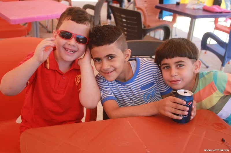 لقطات مصورة من اجواء اول الايام العيد الفطر السعيد في مجمع منصور عزام‎