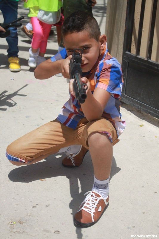 لقطات مصورة من اجواء اول الايام العيد الفطر السعيد في مجمع منصور عزام‎