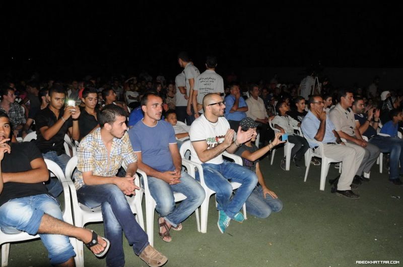 مكادي نحاس تضيء ليالي اريج فلسطين في مخيم البداوي