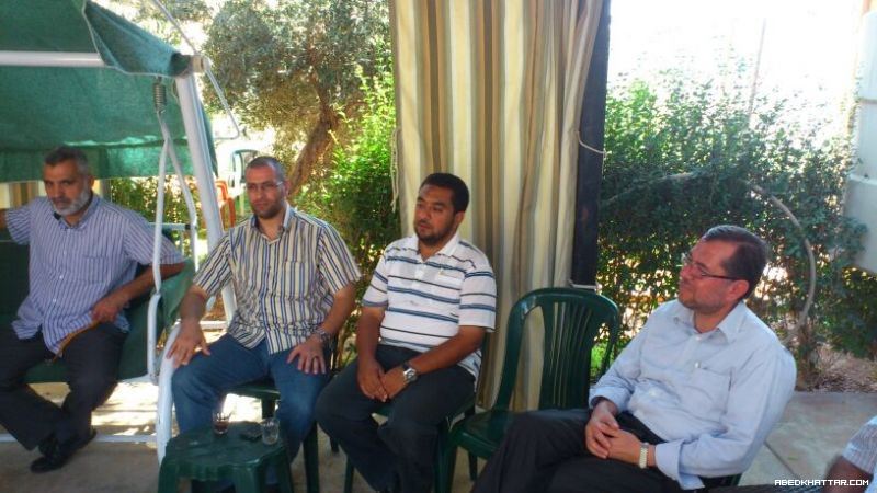 زيارة وفد من حركة المقاومة الاسلامية حماس ووفد من رابطة علماء فلسطين بزيارة الشيخ سالم الرافعي