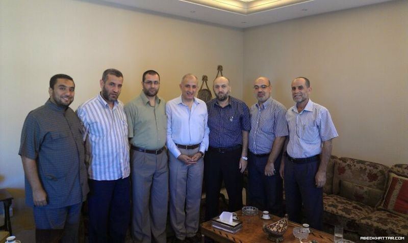 وفد من حركة حماس في الشمال يلتقي د. خلدون الشريف