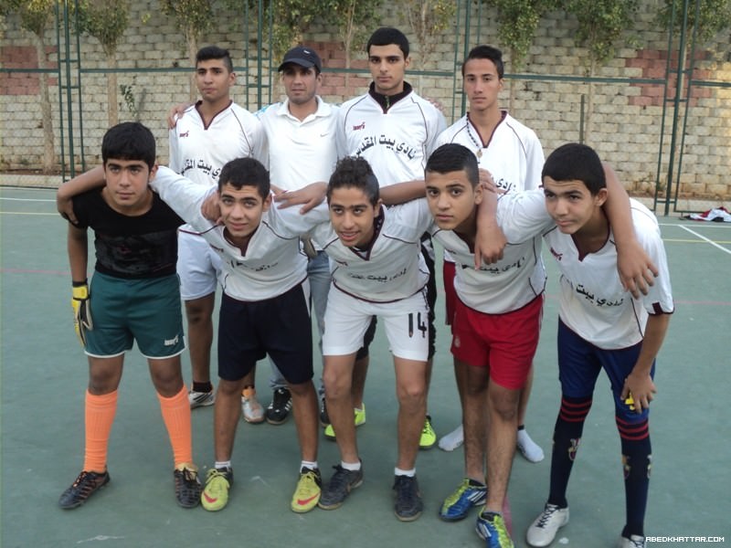 نادي بيت المقدس بطل الدوري الناشئين في جمعية نبراس لكرة القدم‎