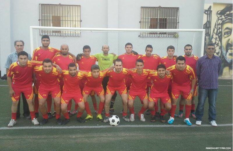 فوز نادي الاجيال على نادي شبيبة فلسطين بنتيجه 8 - 1