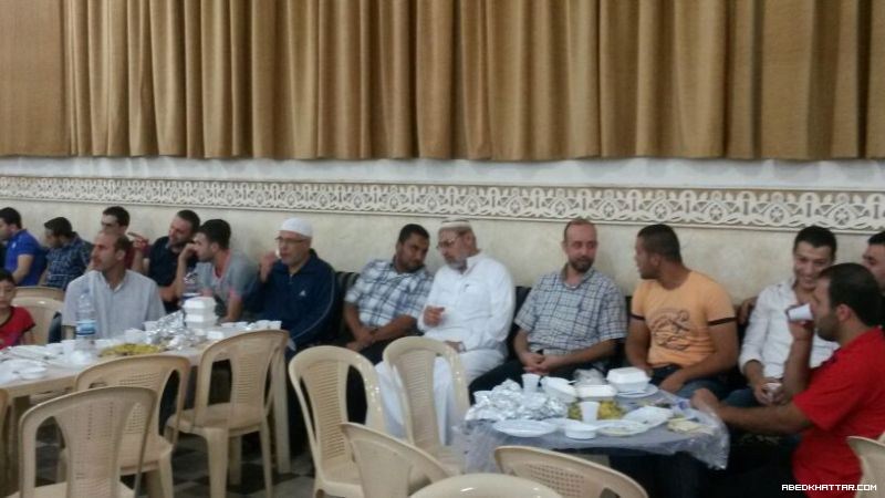 اقامت رابطة علماء فلسطين في مخيم البداوي في قاعة مسجد ومجمع خليل الرحمن افطارها السنوي