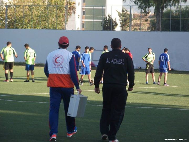 فاز نادي العوده على نادي الدرة ضمن دورة الشهيد ابو على مصطفى