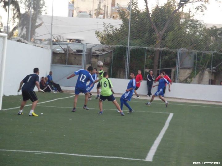 فاز نادي العوده على نادي الدرة ضمن دورة الشهيد ابو على مصطفى