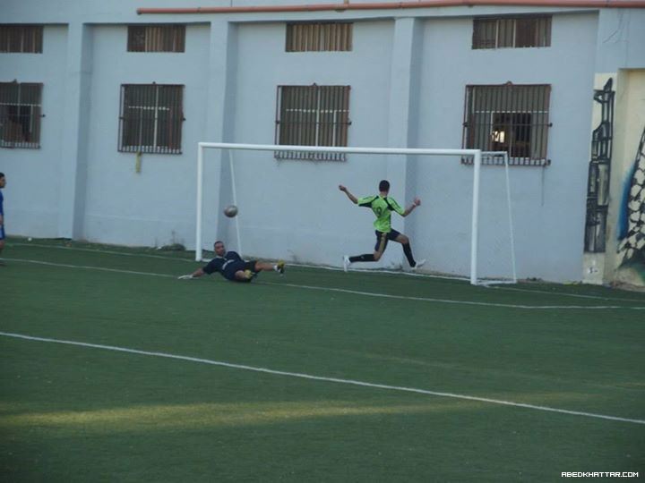 فاز نادي العوده على نادي الدرة ضمن دورة الشهيد ابو على مصطفى