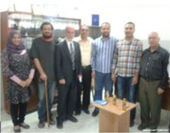 قام وفد من لجنة شارك بزيارة الى ثانوية الناصرة في مخيم البداوي