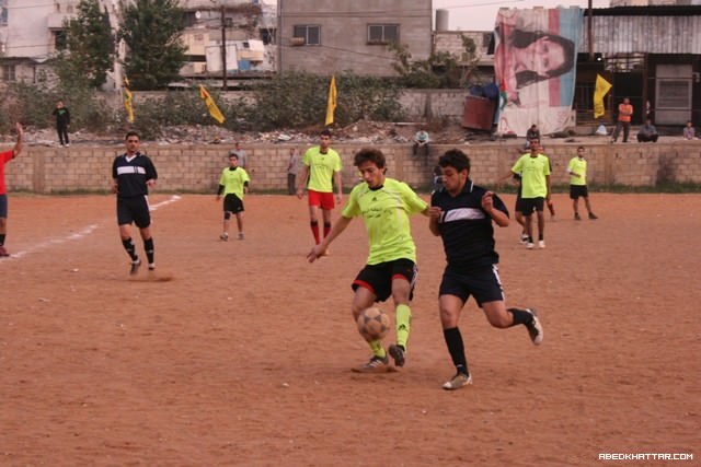 مباراة في ذكرى الشهيد ابو جهاد الوزير بين النهضة عين الحلوة والياسر صيدا البلد‎