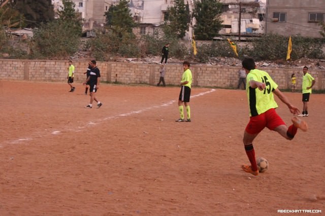 مباراة في ذكرى الشهيد ابو جهاد الوزير بين النهضة عين الحلوة والياسر صيدا البلد‎