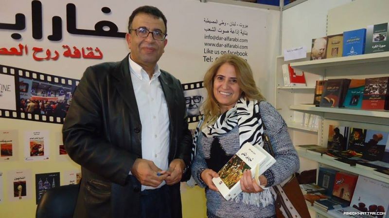 توقيع رواية شيرديل الثاني للكاتب والاديب الفلسطيني مروان عبد العال في معرض الكتاب في البيال