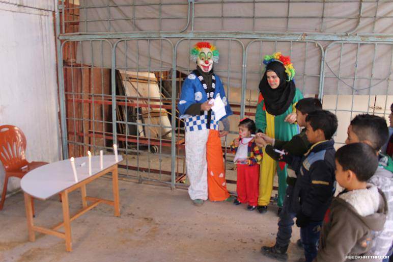 قامت مؤسسة بيت اطفال الصمود في مخيم البداوي نشاط ترفيهي للاطفال تحت عنوان كرمس الفرح