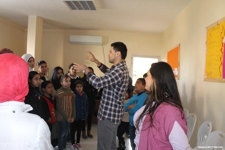 بالتعاون والتنسيق المشترك بين كورال الفيحاء في طرابلس ومؤسسة بيت اطفال الصمود في مخيم البداوي