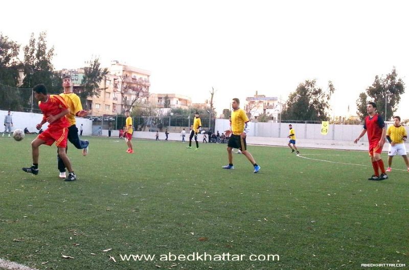 فوز نادي شبيبية فلسطين الرياضي على نادي الخليل على ارض ملعب فلسطين في مخيم البداوي