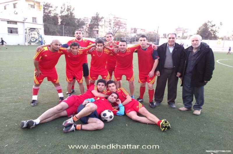 فوز نادي شبيبية فلسطين الرياضي على نادي الخليل على ارض ملعب فلسطين في مخيم البداوي