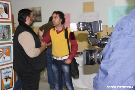 ووفاءً لروح الشاعر الفلسطيني الكبير أبو عرب معرض صور والامسية شعرية في ذكرى يوم الارض ال38