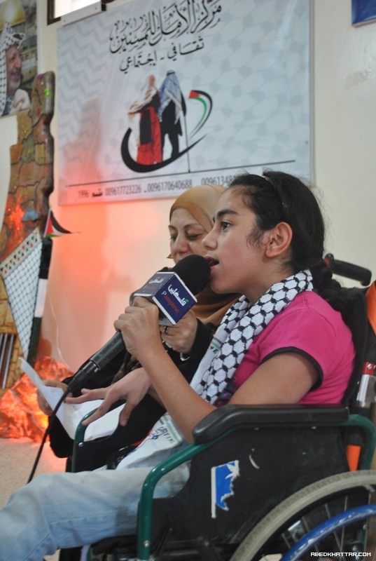 مكتب المراة الحركي يحيي يوما فلسطينا في ذكرى النكبة في عين الحلوة
