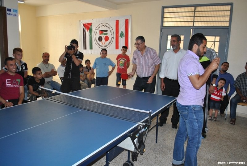 بطولة في كرة الطاولة بذكرى يوم الارض ونكبة فلسطين 66 في صيدا‎