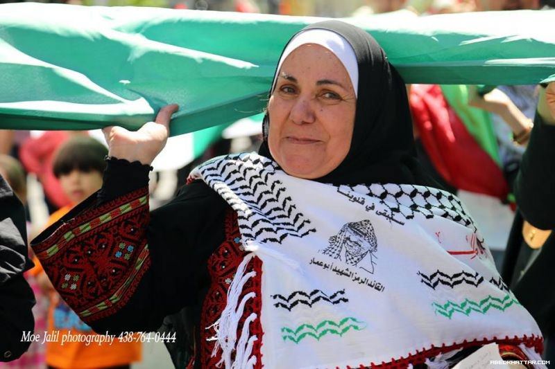 كندا || أكبر علم فلسطيني لأحياء ذكرى النكبة الـ66  في مدينة مونتريال