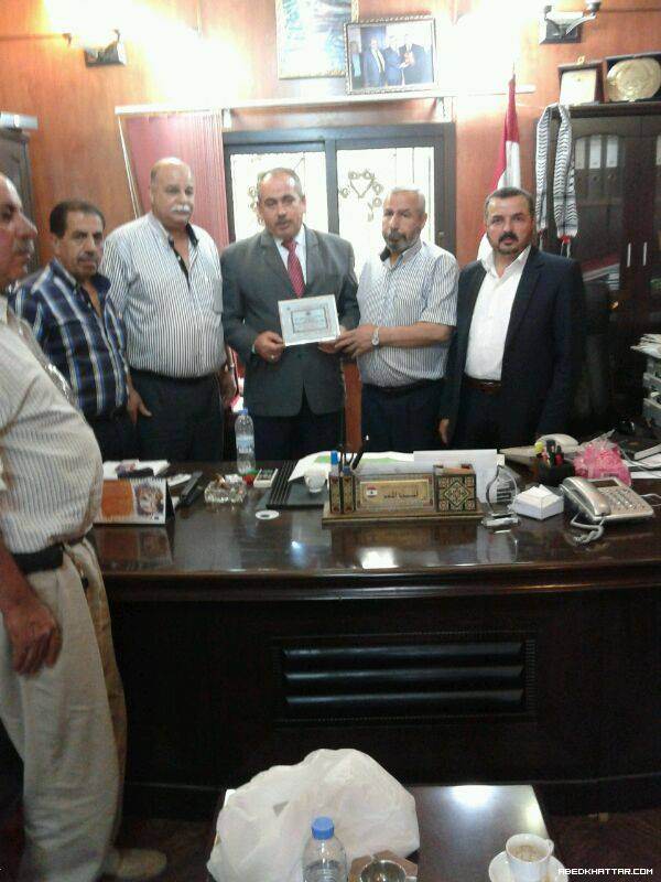 ابو جهاد فياض يزور رؤوساء بلديات في الشمال