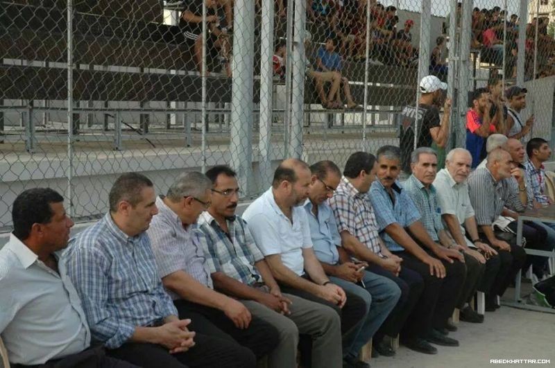 افتتاح دورة الشهيد القائد ابو علي مصطفى الثالثه عشر على ارض ملعب فلسطين في مخيم البداوي