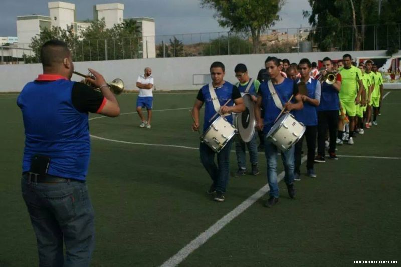 افتتاح دورة الشهيد القائد ابو علي مصطفى الثالثه عشر على ارض ملعب فلسطين في مخيم البداوي