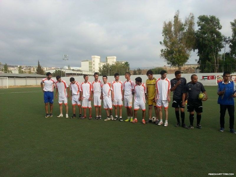 افتتاح دورة الشهيد القائد ابو علي مصطفى الثالثه عشر على ارض ملعب فلسطين في مخيم البداوي