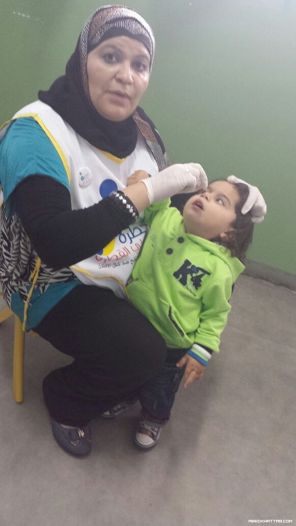 جمعية المواساة شاركت في حملة التلقيح ضد شلل الأطفال