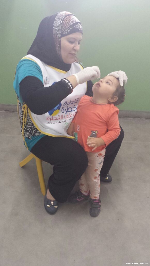 جمعية المواساة شاركت في حملة التلقيح ضد شلل الأطفال