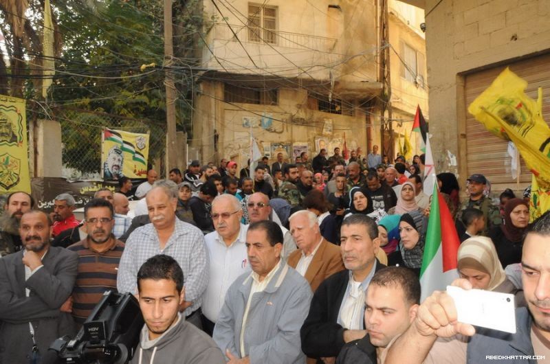 مسيرة وضع اكاليل بالذكرى العاشرة لاستشهاد القائد الرمز ياسر عرفات