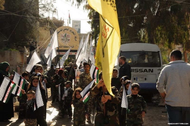 مسيرة وضع اكاليل بالذكرى العاشرة لاستشهاد القائد الرمز ياسر عرفات