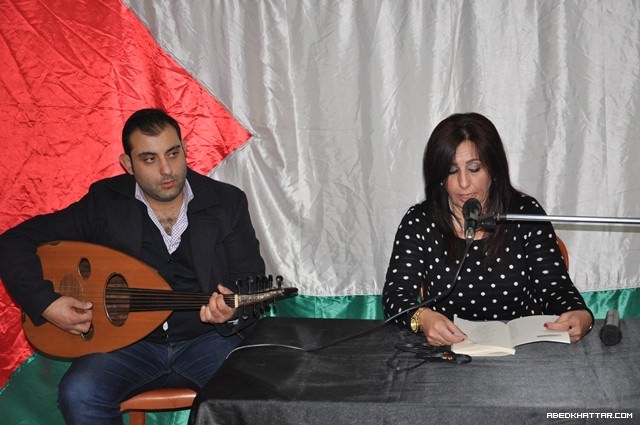 الشاعرة انتصار الدنان أحيت أمسية شعرية في مخيم عين الحلوة