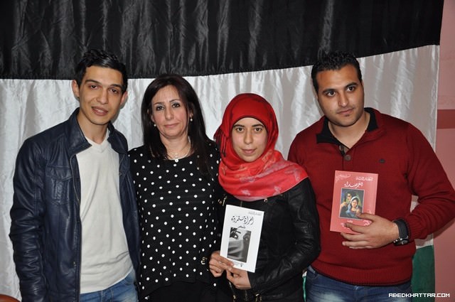 الشاعرة انتصار الدنان أحيت أمسية شعرية في مخيم عين الحلوة