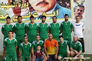 تعادل نادي اليرموك ونادي الاجيال 1-1 في مخيم البداوي