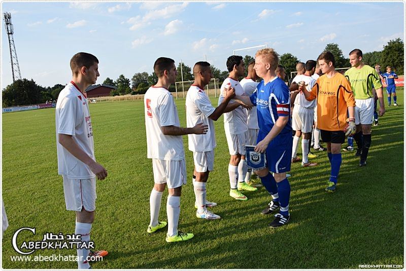فوز نادي كرة القدم النهضة الناصرة على فريق اسبيفي ايريش هاغن 3 - 0 في مدينة نينبورغ